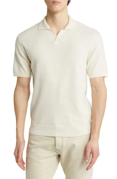 Closed Cotton-blend Polo Shirt In Grey