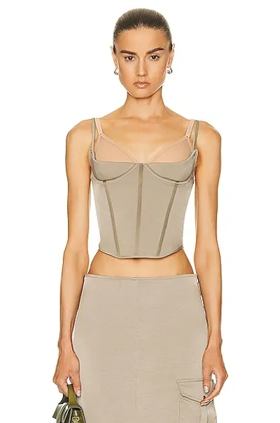 Miaou Kiko Corset In Sage