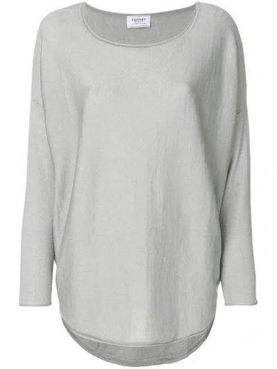 Snobby Sheep Crew Neck Jumper In Grey