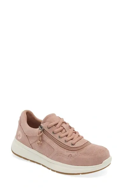 Billy Footwear Comfort Jogger Sneaker In Blush Suede