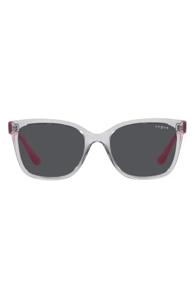 Vogue 54mm Pillow Sunglasses In Transparent Grey