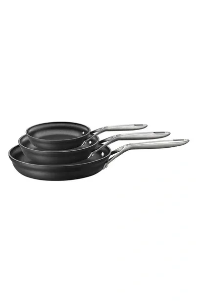 Zwilling Motion Hard Anodized Aluminum Nonstick Fry Pan 3-piece Set