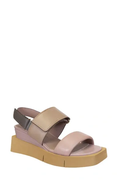 Naked Feet Paradox Slingback Wedge Sandal In Ecru