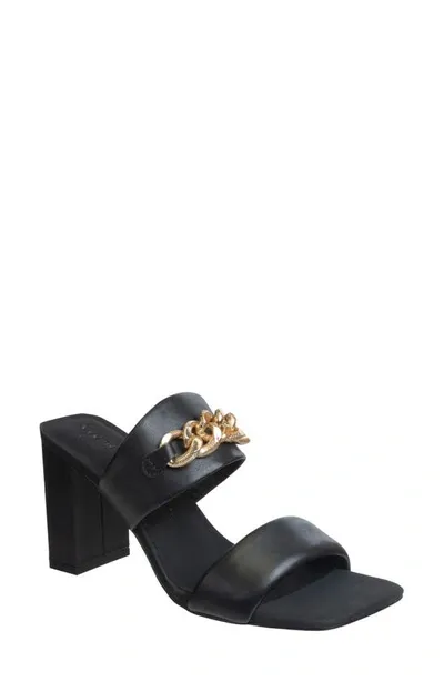 Naked Feet Propriety Slide Sandal In Black