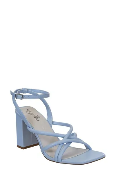 Naked Feet Mood Ankle Strap Sandal In Light Blue