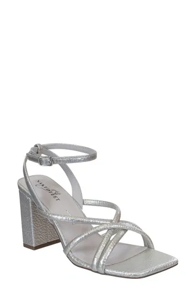 Naked Feet Mood Ankle Strap Sandal In Silver