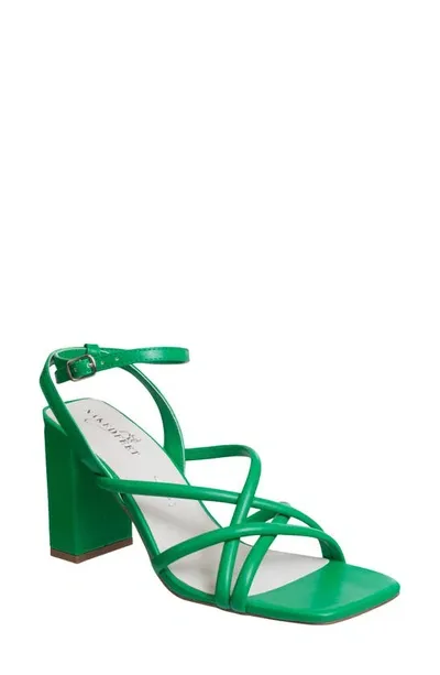 Naked Feet Mood Ankle Strap Sandal In Green