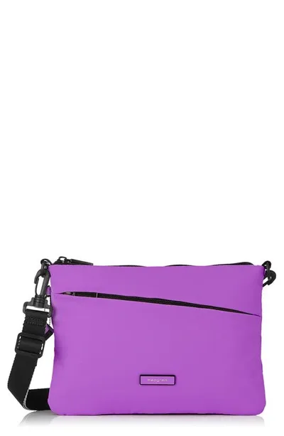 Hedgren Orbit Flat Water Repellent Crossbody Bag In Purple