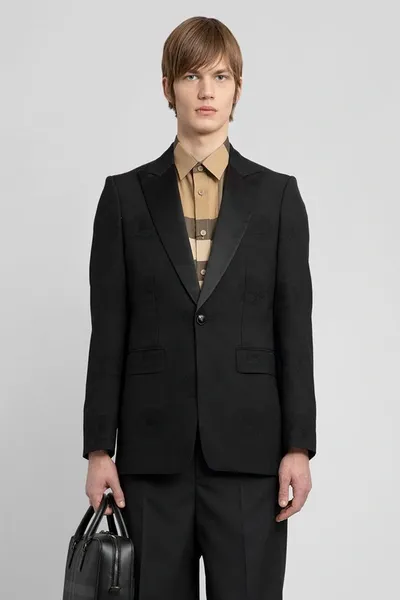 Burberry Man Black Blazers