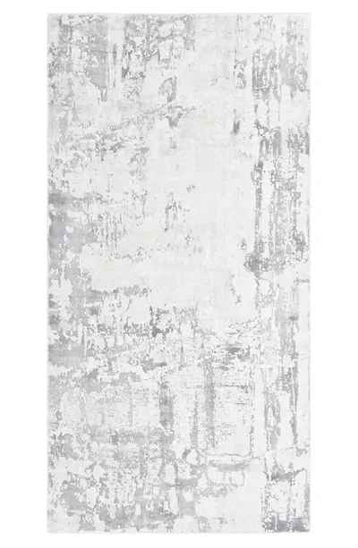 Solo Rugs Blush Handmade Area Rug In Grey