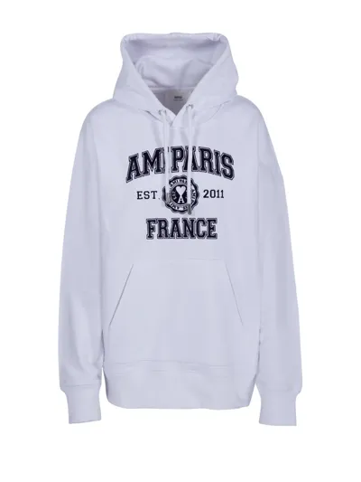 Ami Alexandre Mattiussi Ami Paris Logo In White