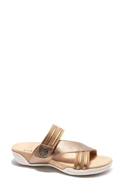 Halsa Footwear Desiree Sandal In Gold