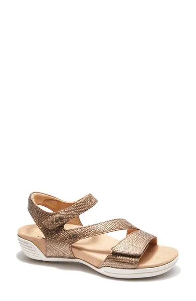 Halsa Footwear Hälsa Footwear Hälsa Denia Ankle Strap Sandal In Bronze