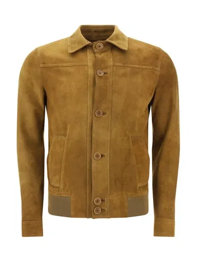 Salvatore Santoro Jackets In Camel