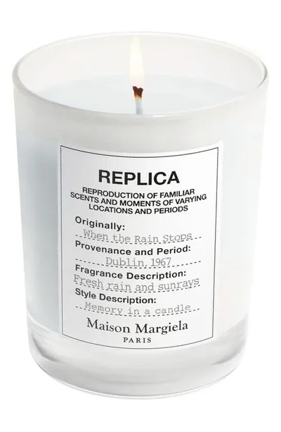 Maison Margiela 'replica' When The Rain Stops Scented Candle 5.8 oz / 165 G Candle In No Color