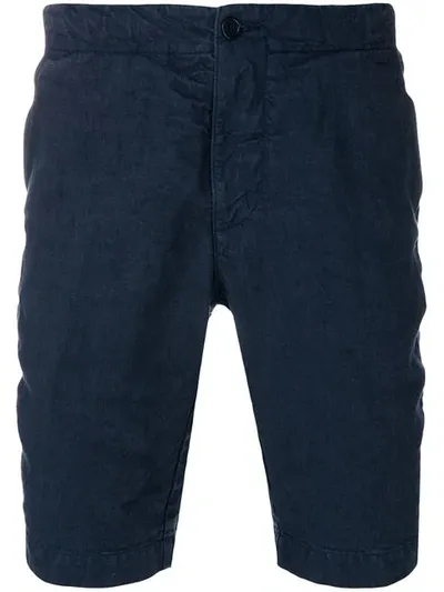 Aspesi Fitted Bermuda Shorts In Blue