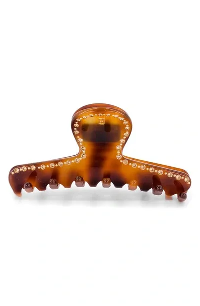 Alexandre De Paris Hair Clip In Brown