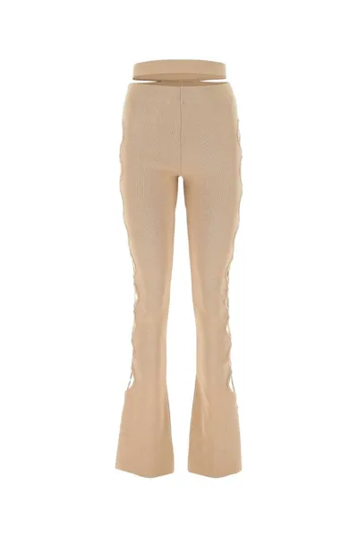 Andrea Adamo Pants In Beige