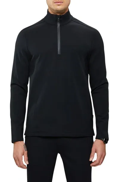 Cuts Corcorde Quarter Zip Pullover In Black