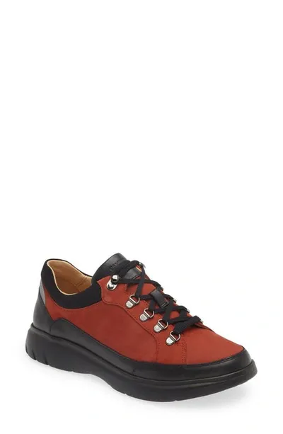 Samuel Hubbard Performance Walker Walking Shoe In Rust Nubuck