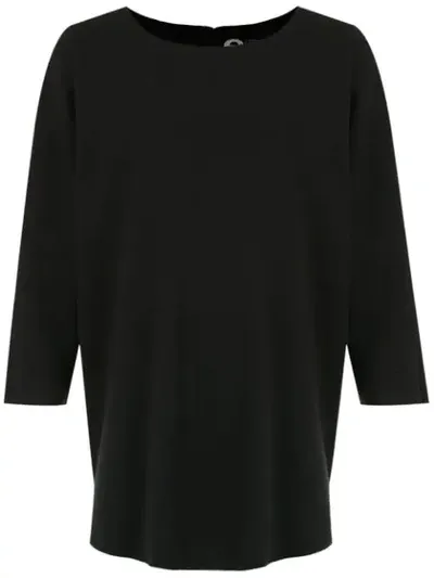 Osklen Langarmshirt Mit Rundhalsausschnitt In Black