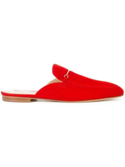 Fabio Rusconi Mule Loafers In Red