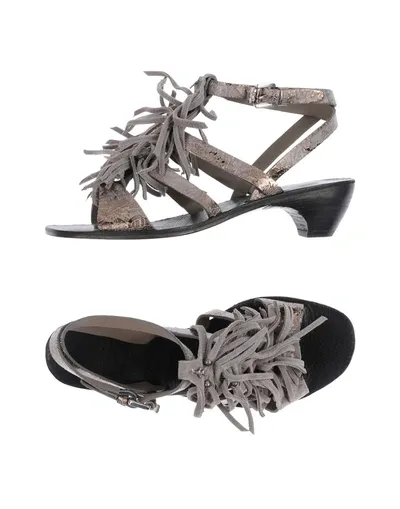 Henry Beguelin Sandals In Grey