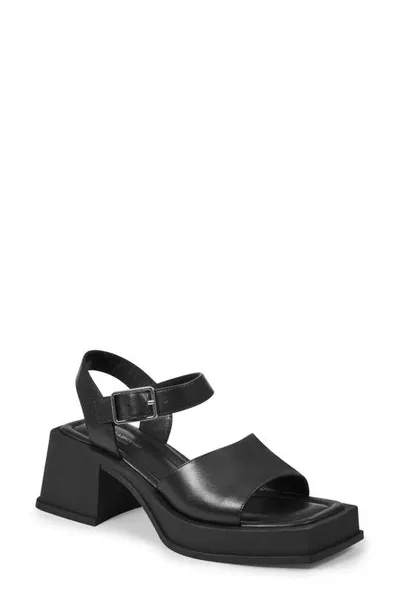 Vagabond Shoemakers Hennie Platform Sandal In Black