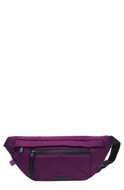 Hedgren Bolt Water Repellent Recycled Polyester Belt Bag In Deep Velvet