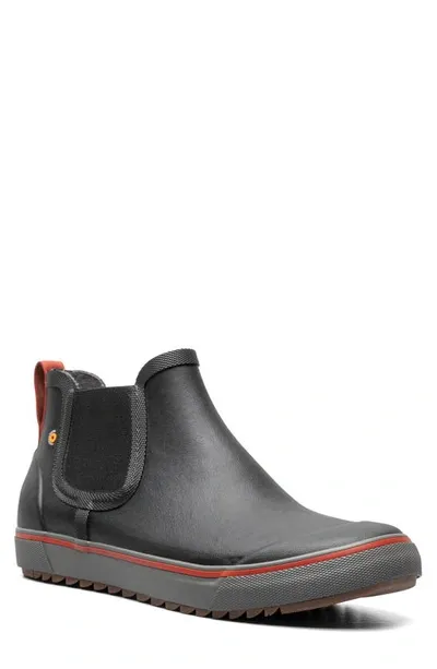 Bogs Kicker Ii Waterproof Chelsea Rain Boot In Grey