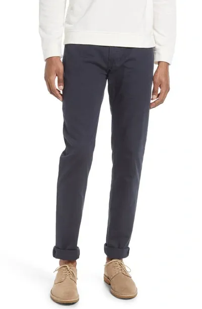 Billy Reid Cotton & Linen Blend Pants In Carbon Blue