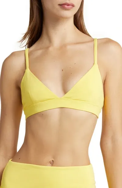 Solely Fit Delicate Sports Bra In Lemon