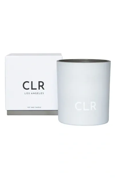 Clr Grey Soy Wax Candle