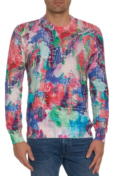 Robert Graham Night Gallery Sweater In Linen