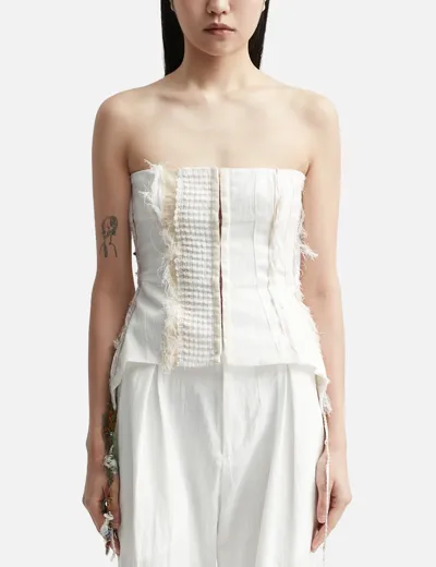 Hyein Seo Off-white Patchwork Camisole