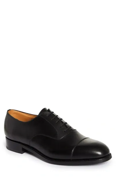 Jm Weston 300 Cap Toe Oxford In Black