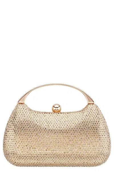 Nina Brando Clutch In Gold Met