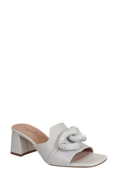 Naked Feet Coterie Block Heel Sandal In Mist