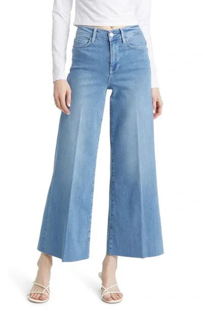 Frame Le Palazzo High Waist Crop Wide Leg Jeans In Colorado