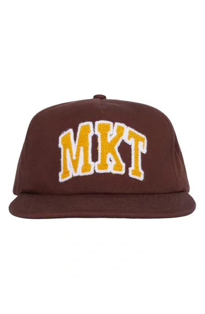 Market Mkt Arc Baseball Cap In Acorn