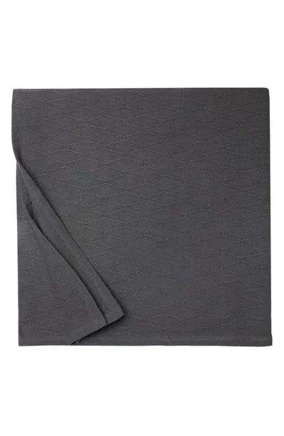 Sferra Cetara Cotton Blanket In Asphalt