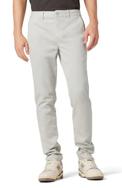 Hudson Slim Straight Leg Chinos In Grey Mist