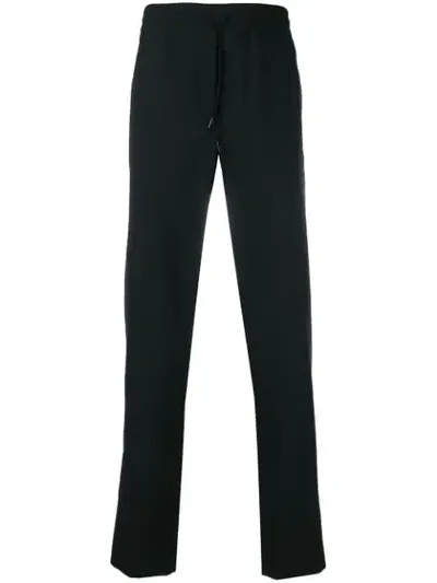 Versus Slim-fit Track Trousers In Black