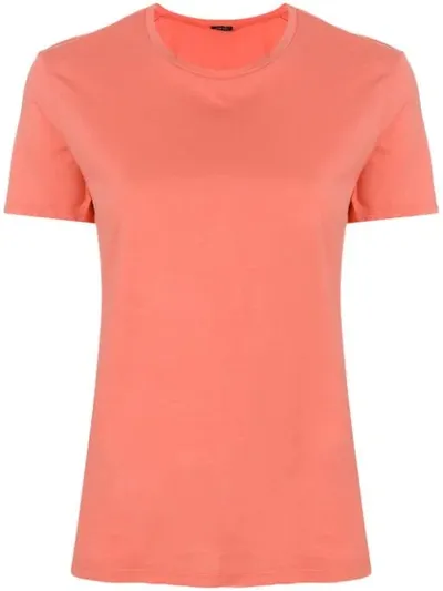 Aspesi Round Neck T-shirt In Pink