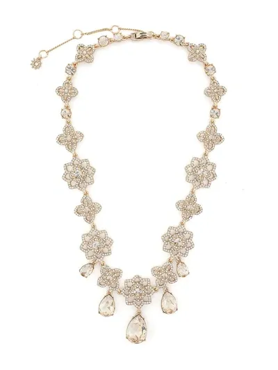 Marchesa Lace Collar Necklace In Gold