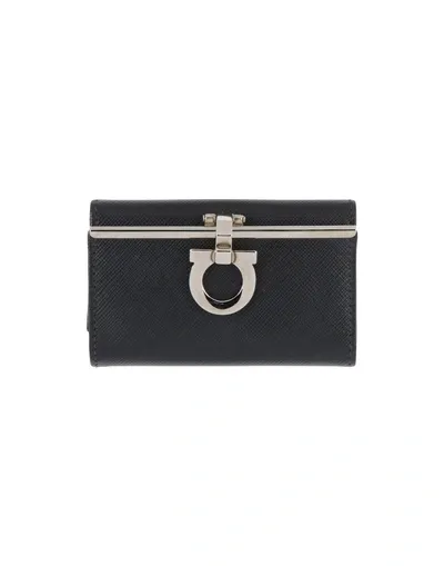 Ferragamo Key Rings In Black