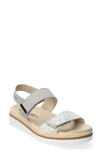 Mephisto Dominica Sandal In Light Grey