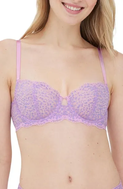 Skarlett Blue Rouse Full Coverage Balconette Bra In Purple