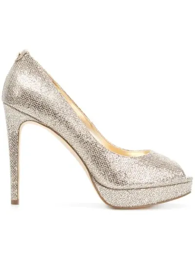 Michael Michael Kors Erika Pumps In Metallic