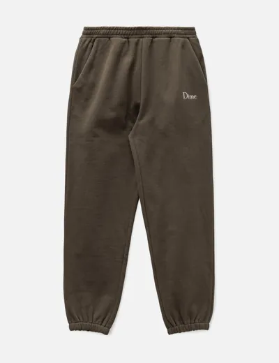 Dime Brown Classic Sweatpants